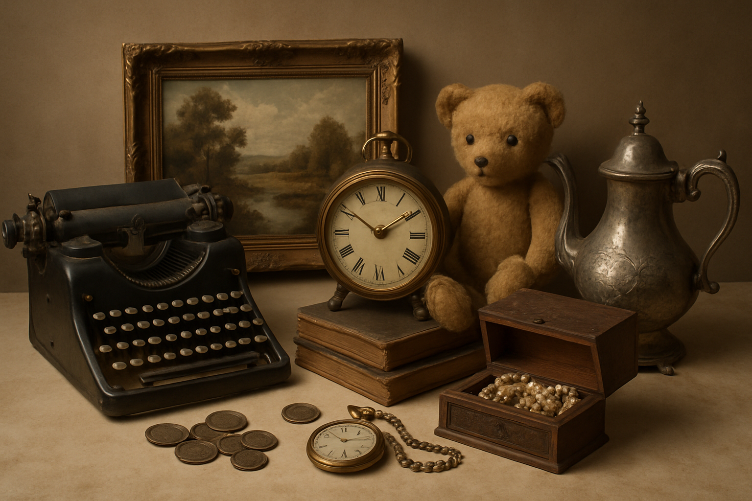 Vintage treasures available for auction.